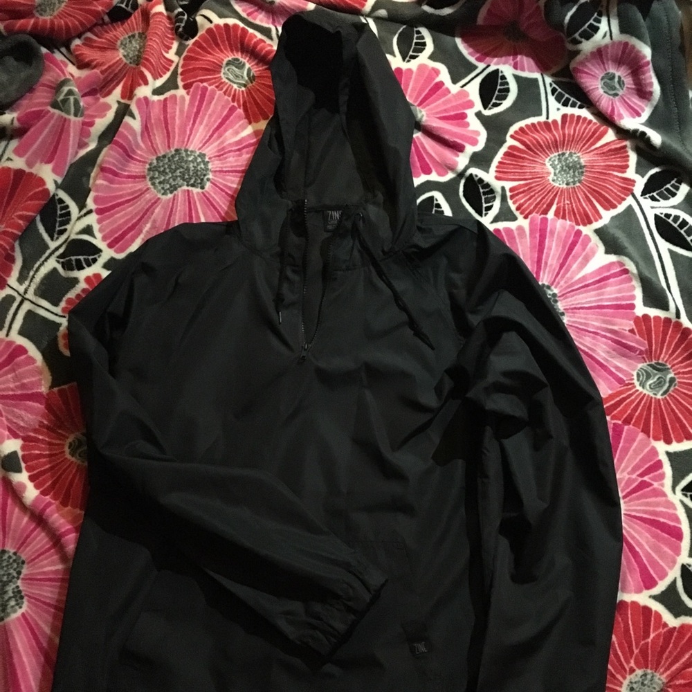All black windbreaker NWOT